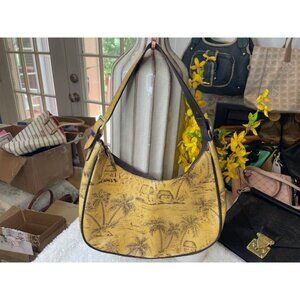 Preloved Sunset Cove Island Life Handbag – Adjustable Strap, Clean Exterior